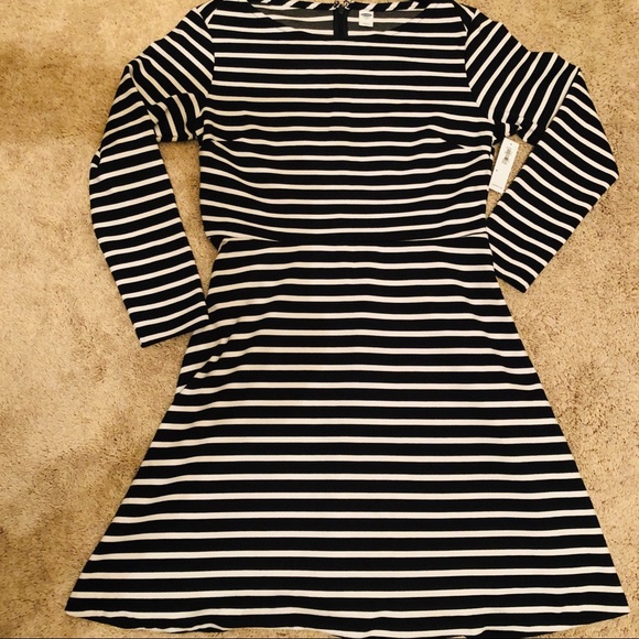☀️Old navy striped 3/4 sleeve dress NWT size M☀️ - Picture 3 of 7